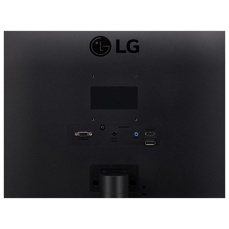 Монитор LG 23.8" LG 24MP60G-B D-Sub, HDMI, DP, Audio, IPS, 1ms, FreeSync