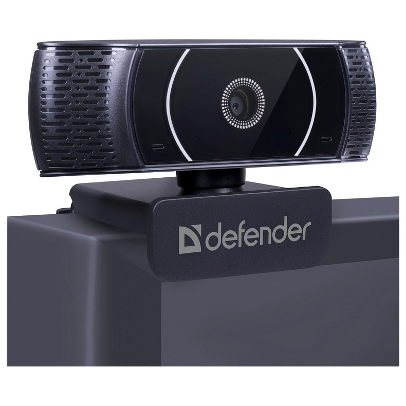 Веб-камера Defender G-lens 2590 QHD 2K 1440p, 3.7МП чорна
