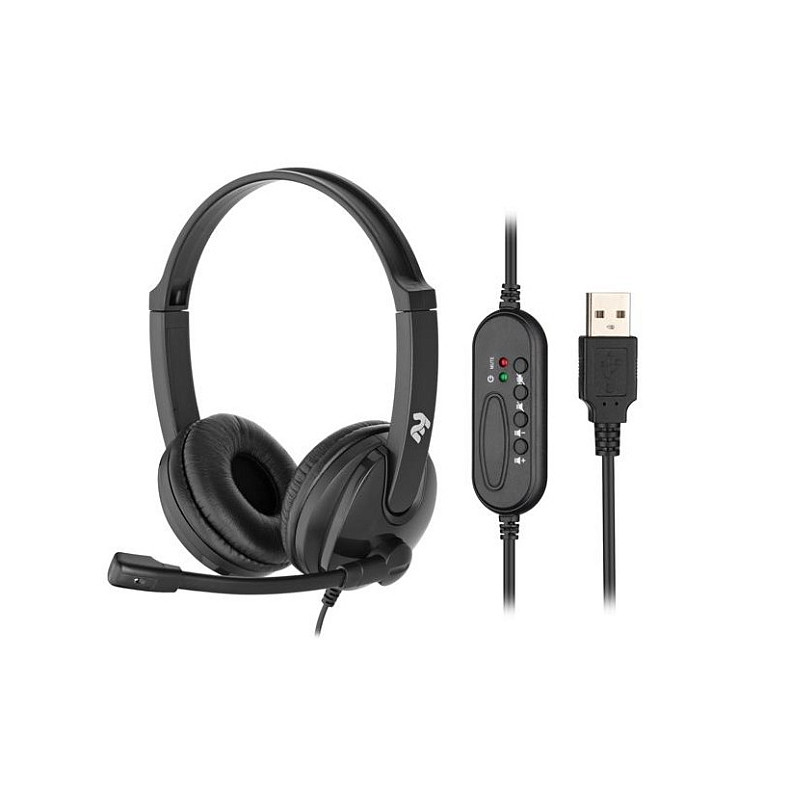 Гарнитура 2E CH12 USB Black (2E-CH12SU)