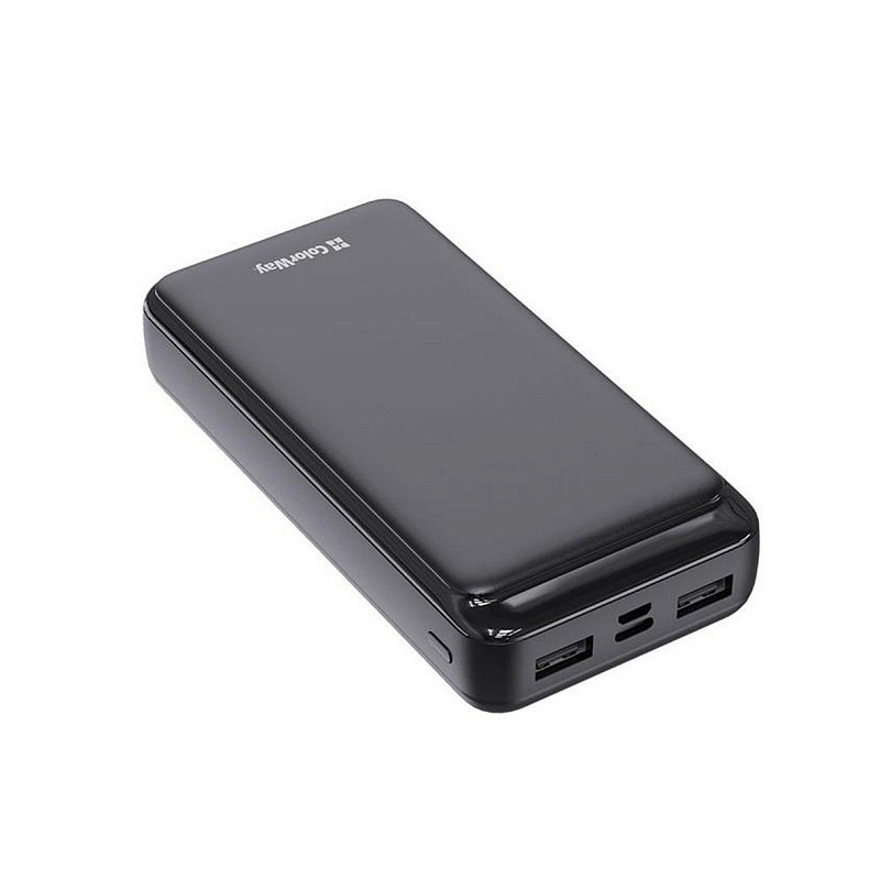 Універсальна мобільна батарея ColorWay Slim 20000mAh Black (CW-PB200LPD2BK)