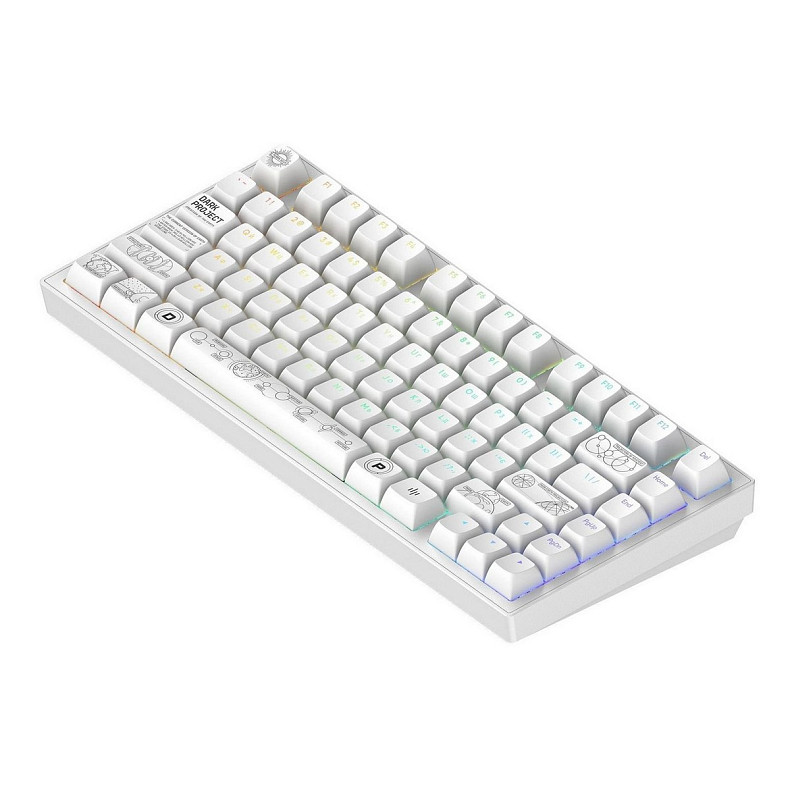 Клавіатура Dark Project ALU81 Terra Nova White (DPKB_NOVA_81_ANSI_WHITE_UA)