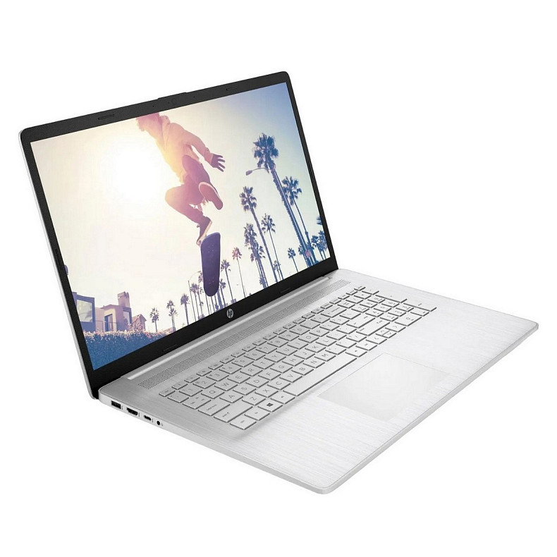 Ноутбук HP 17-cp3019ru 17.3" FHD IPS AG, AMD R7-7730U, 16GB, F512GB, UMA, DOS, серебристый