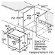 Духовой шкаф Bosch электрический, 71л, A, дисплей, конвекция, нерж.