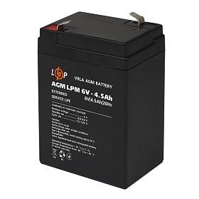 Аккумуляторная батарея LogicPower LPM 6V 4.5AH (LPM 6 - 4.5 AH) AGM