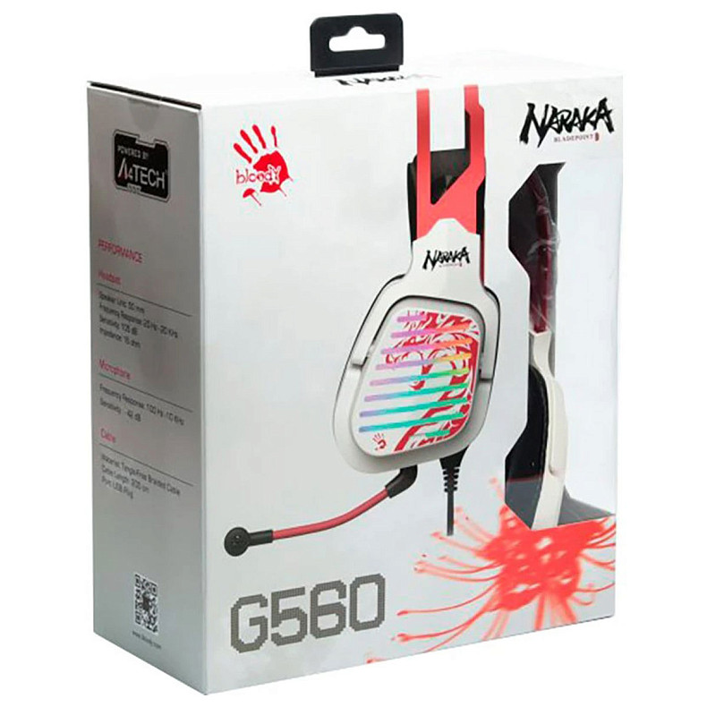 Навушники Bloody G560 Naraka White