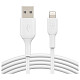 Кабель USB-A > Lightning зарядка/синхронизация Belkin 1м, 12Вт, PVC, (2 Pack), белый