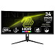 Монитор MSI 34" MAG 342CQR-E2 2xHDMI, DP, Audio, VA, 3440x1440, 21:9, 180Hz, 1ms, sRGB 119%, CURVED,