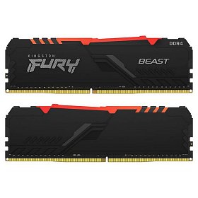 ОЗП DDR4 2x8GB/3600 Kingston Fury Beast RGB (KF436C17BB2AK2/16)