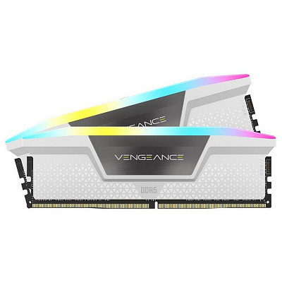 ОЗУ Corsair 32 GB (2x16GB) DDR5 6000 MHz Vengeance RGB (CMH32GX5M2B6000C40W)