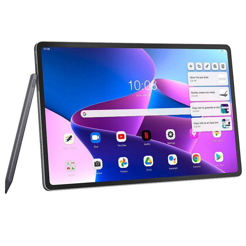 Планшет Lenovo Tab P12 Pro TB-Q706Z 8/256GB 5G Storm Grey + Pen (ZA9E0025UA)