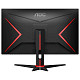 Монитор 23.8" AOC 24G2ZE/BK, IPS, 240Hz, 0.5ms, HDMI, DP, черный с красным