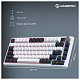 Клавіатура GamePro Asgard Valhalla QLAB Sakura Switch White With Display (MK160-W-D-QS-