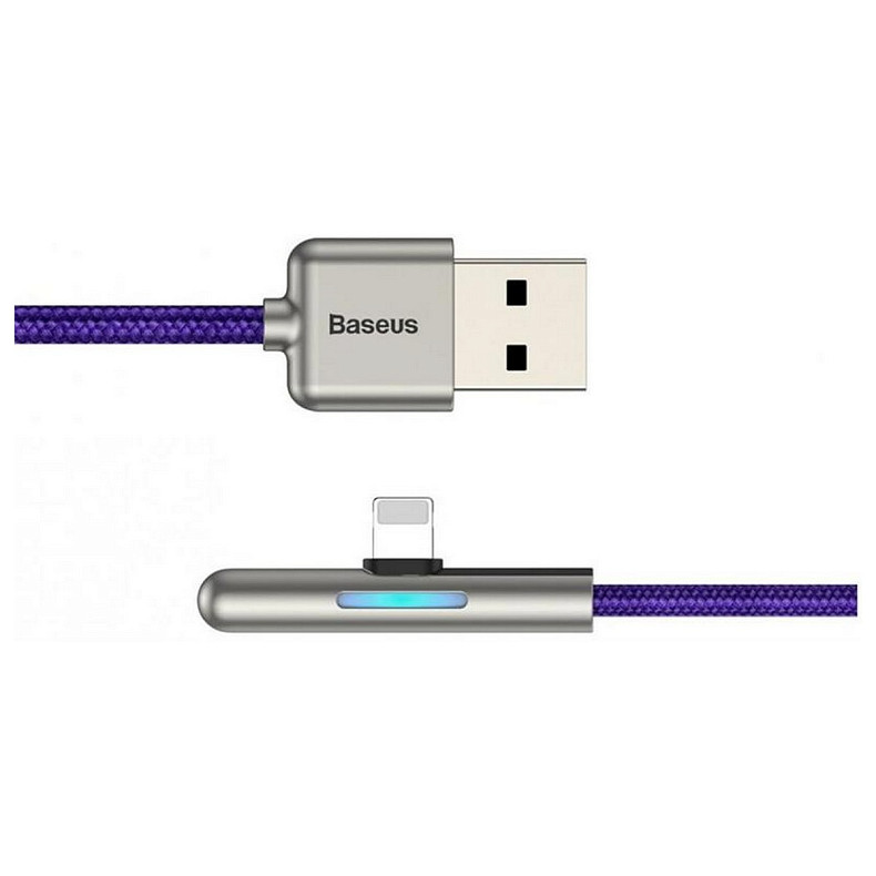 Кабель Baseus Iridescent Lamp Mobile Game USB3.1-Lightning 1.5A, 2м, Purple (CAL7C-B05)