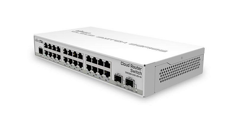 Комутатор MikroTik CRS326-24G-2S + IN