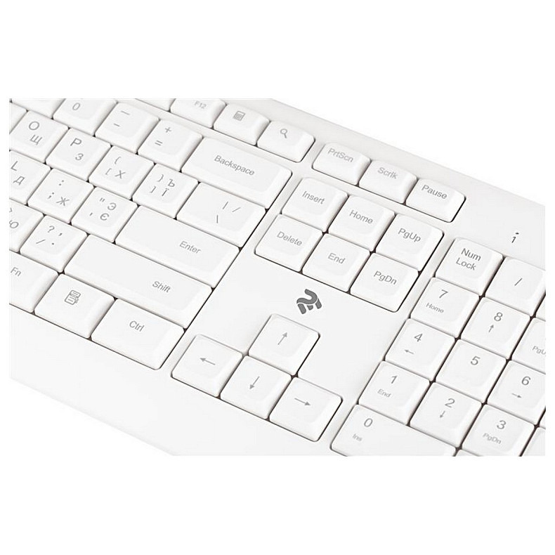 Клавіатура 2E KS220 WL Ukr White USB (2E-KS220WW)