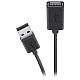 Кабель Belkin USB 2.0 (AM/AF) Extension cable 4.8m, black