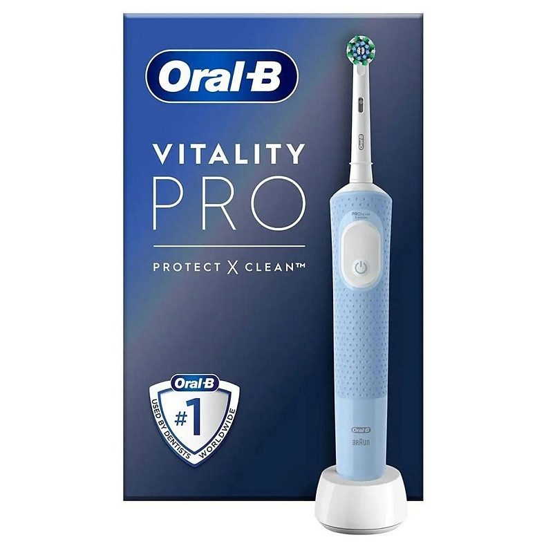 Зубна щітка BRAUN Oral-B Vitality D103.413.3 PRO Protect X Clean Vapor Blue