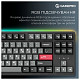 Клавиатура GamePro Asgard Ragnar Keychron Super Red Switch Black (MK285BK)