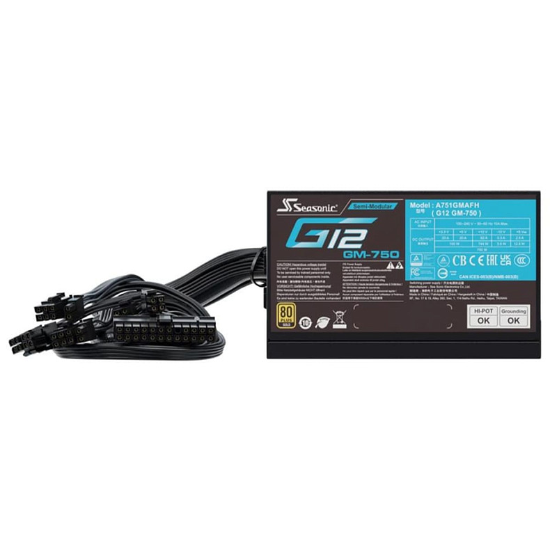 Блок питания Seasonic 750W G12 GM-750