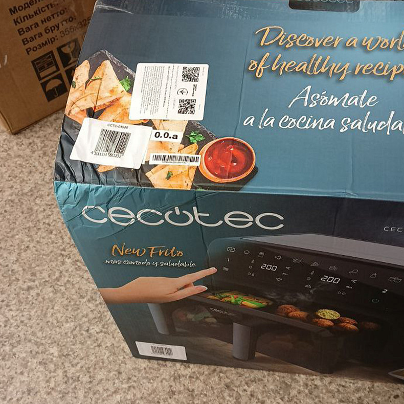 Мультипечь CECOTEC Cecofry Advance 9000 Window - Уценка