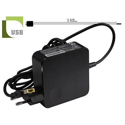 Блок питания 1StCharger для ноутбука Lenovo 20V 65W 3.25A USB Wall Mount (WM1ST20V65WUSB)