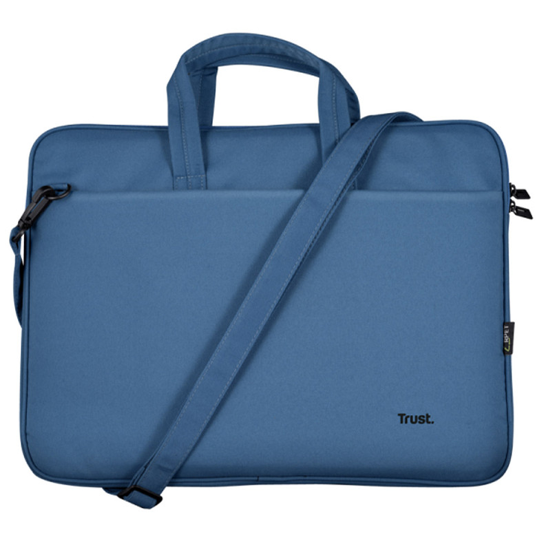 Сумка для ноутбука Trust Bologna Slim Laptop Bag 16 inch Eco - blue