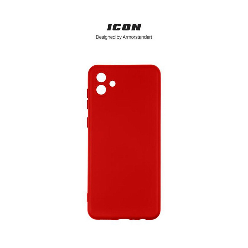 Чохол-накладка Armorstandart Icon для Samsung Galaxy A04 SM-A045 Camera cover Red (ARM63907)