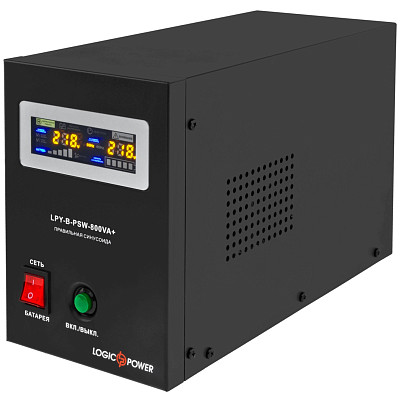 ИБП LogicPower LPY-B-PSW-800VA+ (560Вт)5A/15A, с правильной синусоидой 12V (LP4150)