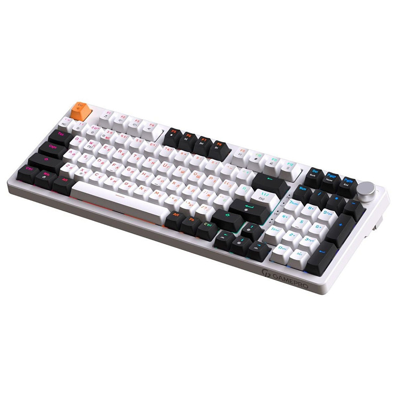 Клавіатура механічна GamePro MK170W (Red) з Hot-Swap RGB White