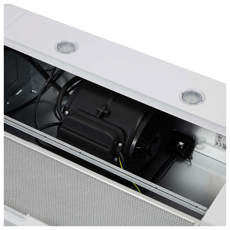 Витяжка Ardesto телескопічна, метал, 60см, 450м3ч, метал, 2х1Вт LED, кнопкове, білий