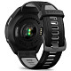 Спортивные часы Garmin Forerunner 965 Carbon Gray DLC Titanium Bezel with Black Case and Black/Powder Gray Silicone Band