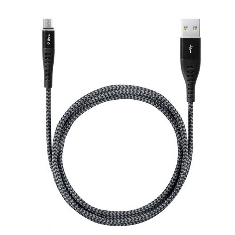 Кабель Ttec (2DKX03MS) USB - Micro USB, ExtremeCable, 1.5м, Black