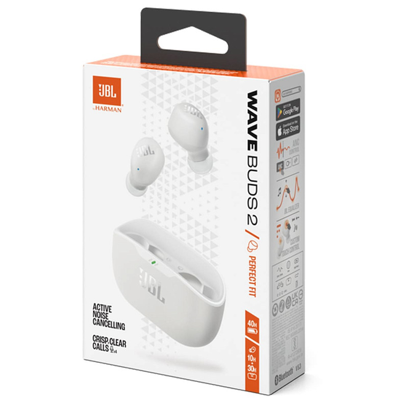 Навушники JBL Wave Buds 2 White (JBLWBUDS2WHT)