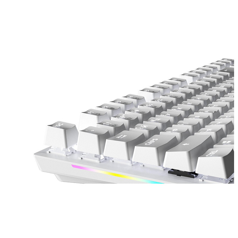 Клавиатура GamePro Genesis Joker MK124W Outemu Red Swithes USB White