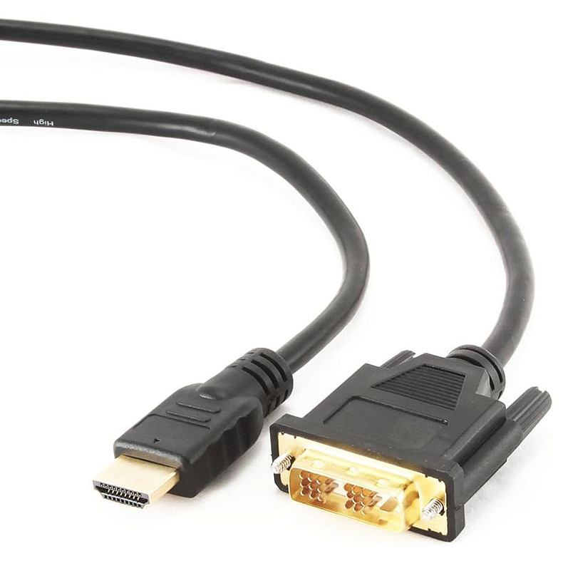 Кабель HDMI-DVI (18+1) 2 м, M/M, в блістері