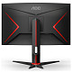 Монитор 27" AOC C27G2Z3/BK, VA, 280Гц, 0,5ms, изогнутый, HDMIx2, DP, HAS, черный с красным