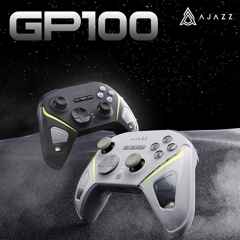 Бездротовий геймпад Ajazz GP100 Black (GP100-B)