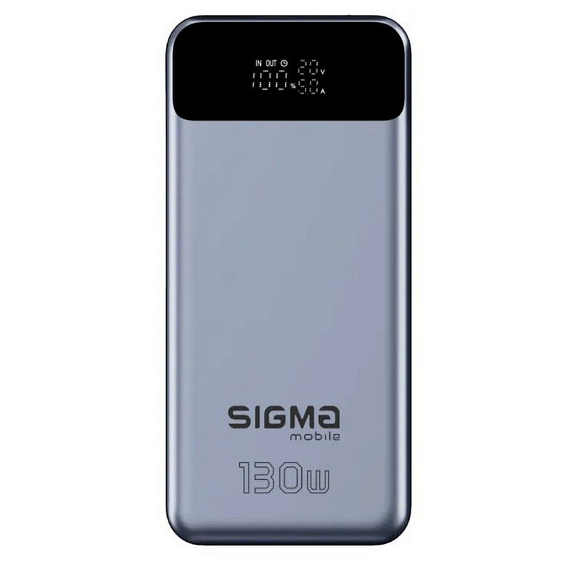 Универсальная мобильная батарея Sigma mobile X-Power SI30A7QLX 30000mAh Silver (4827798479117)