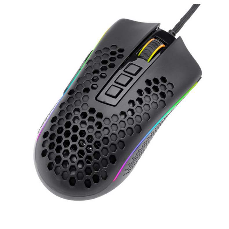 Мишка Redragon Storm Elite RGB, ігрова, 16000dpi., 10кн., чорна