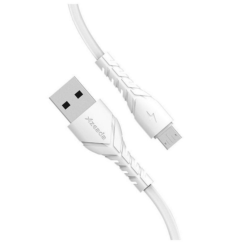 Кабель Proda PD-B47m USB-microUSB, 1м, White