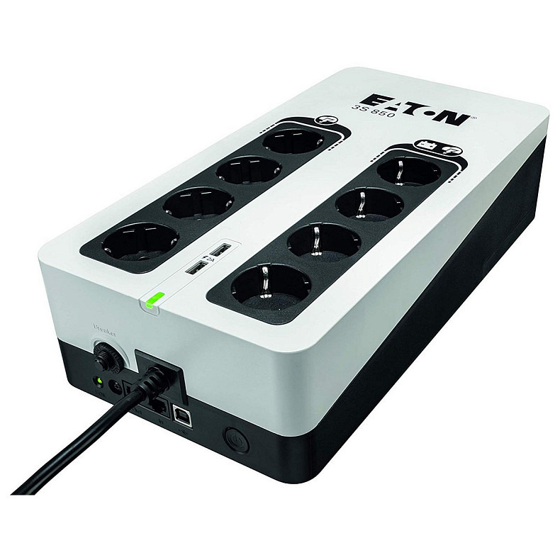 ДБЖ Eaton 3S, 850VA/510W, LED, USB, 8xSchuko