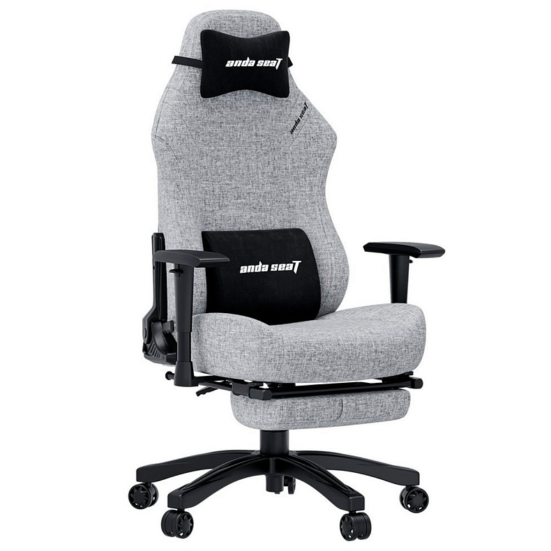 Крісло для геймерів Anda Seat Luna Pro Gray Fabric Size L (AD18T-44-G-F)