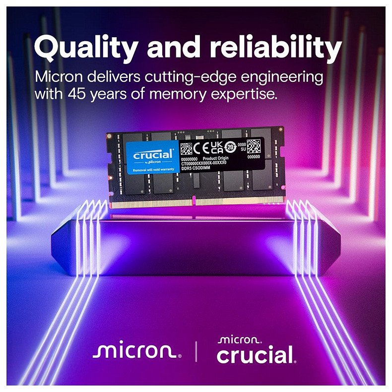 ОЗУ Crucial Pro DDR5 32GB/6400 (CT32G64C52CS5)