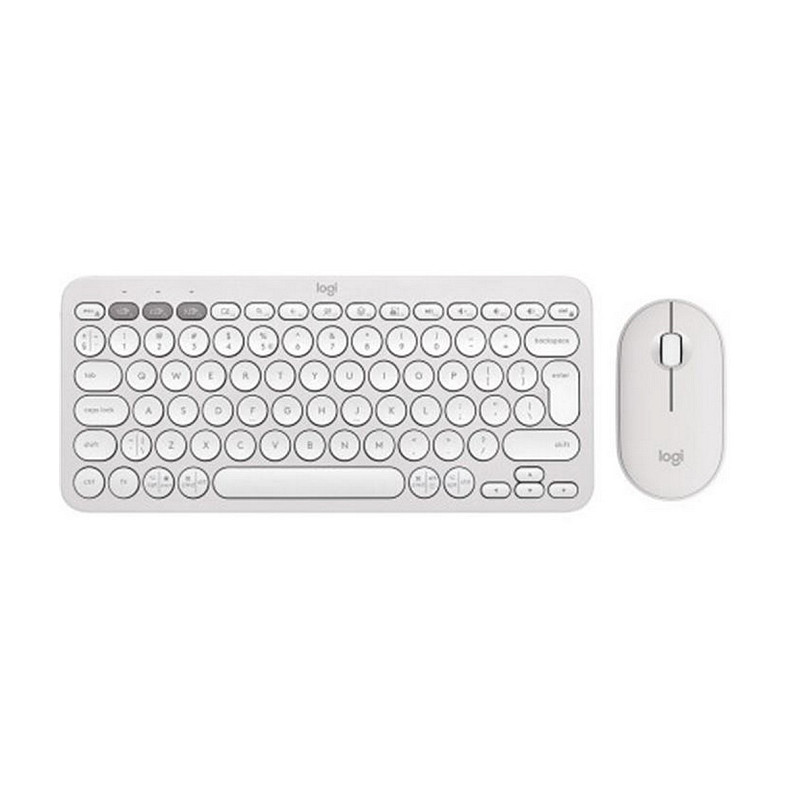 Комплект (клавиатура, мышь) Logitech Pebble 2 Combo White (920-012240)