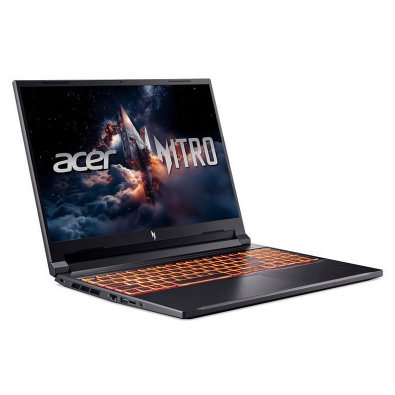 Ноутбук Acer Nitro V 16 ANV16-72 16" WUXGA IPS, Intel 5-210H, 16GB, F512GB, NVD5060-8, Lin, чорний
