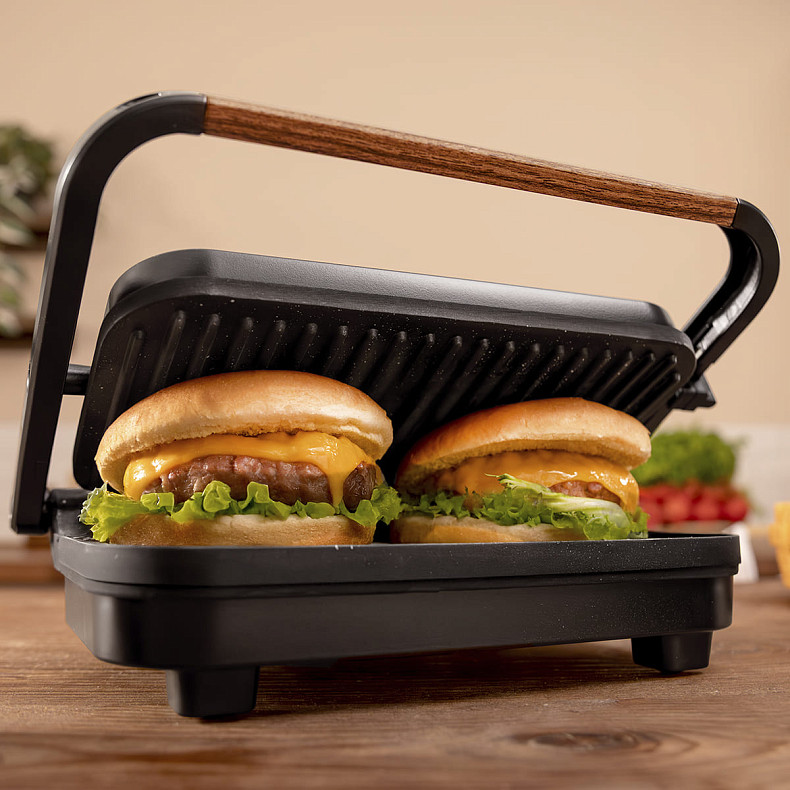 Гриль електричний CECOTEC Rock'nGrill 1200 Wood B