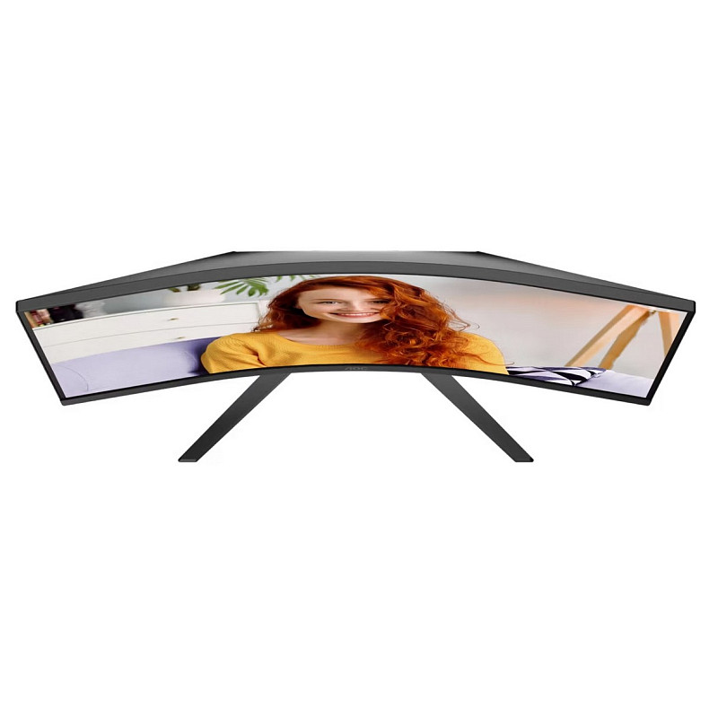 Монітор AOC 34" CU34B3E, UWQHD, VA, вигн., 120Гц, HDMI, DP