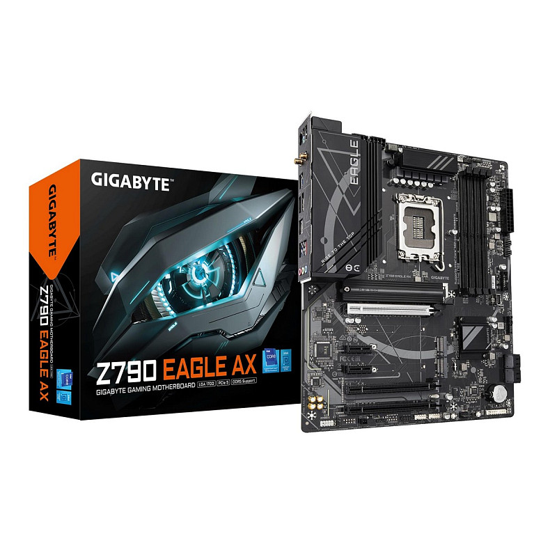 Материнская плата GIGABYTE Z790 EAGLE AX s1700 Z790 4xDDR5 M.2 HDMI DP Wi-Fi ATX
