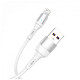 Кабель SkyDolphin S06L LED Smart Power USB - Lightning 1м, White (USB-000555)