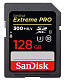Карта памяти SanDisk 128GB SDXC C10 UHS-II R300/W260MB/s 4K Extreme Pro